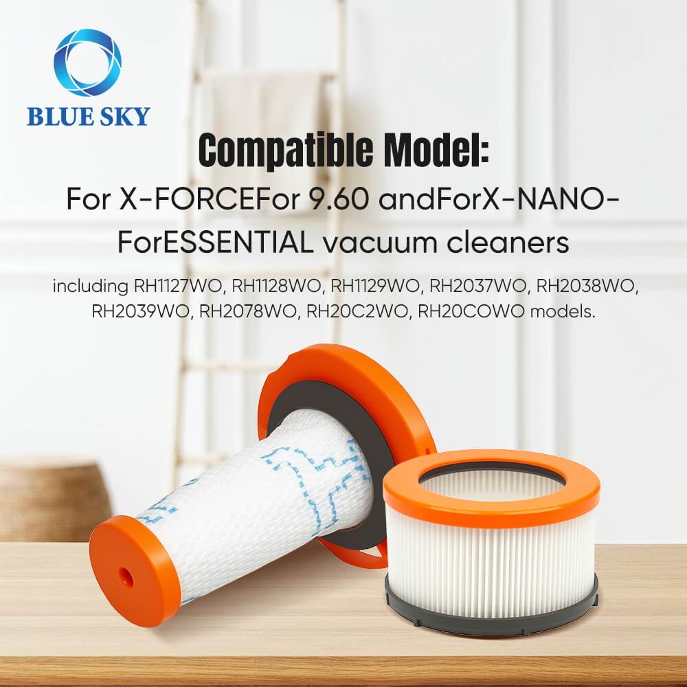 Vacuum Cleaner Filter for Rowenta X-Force Flex 9.60 Animal Battery Vacuum Cleaner RH20xx RH2078 RH2037 RH2038 RH2039 RH20C2