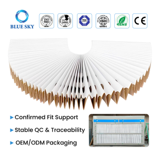 V-Type Paint Pleated Filter for Spray Booth Overspray Control - Industrial Dry Paint Arrestor Filter Customized Available