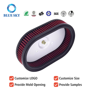 Motorcycle Air Filter HD-0910 29670-09 Replacement for Harley Davidson Road King CVO & Dyna Low Rider 2009–2017