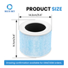 4-in-1 H13 True HEPA carbon replacement filter compatible with Momcozy AP01 nursery air purifier for baby room air cleaning