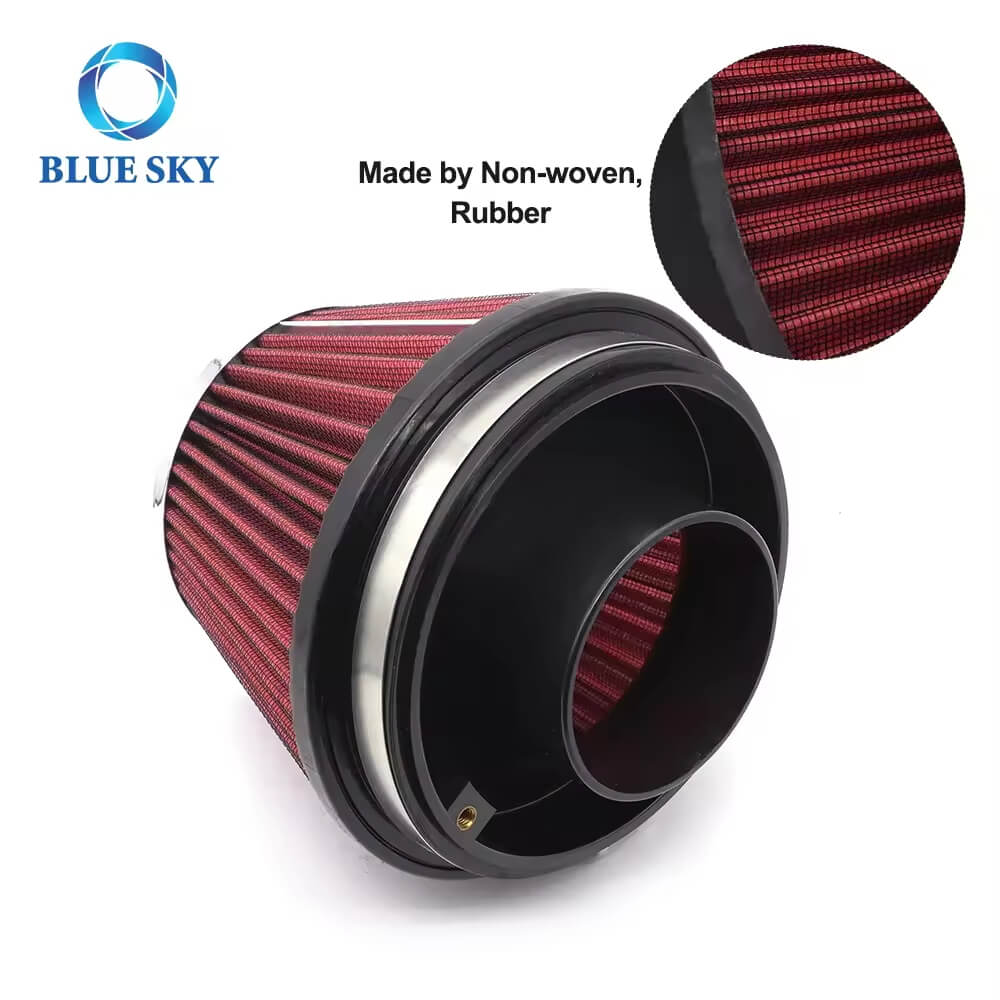 Non-woven, Rubber Automotive Intake Air Filter 89mm