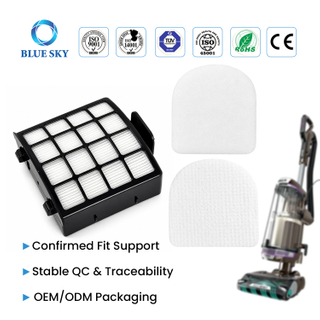 H12 HEPA Foam and Felt Replacement Filter Kit Compatible with Sharks PowerDetect AZ3900UK AZ3900UKT AZ3900UKTBK