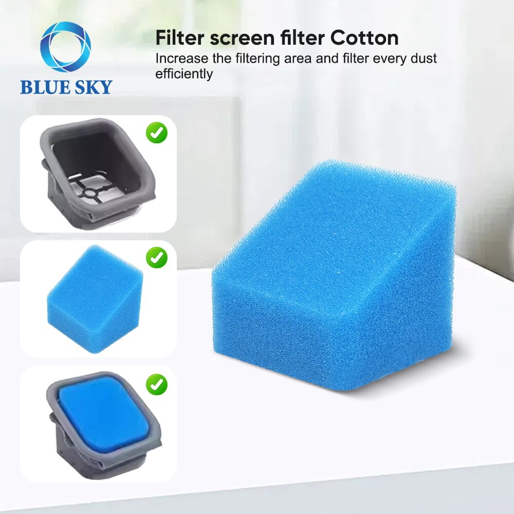 Details of Sponge Filter for Midea G5 GX5 GX5S Vacuum Cleaner