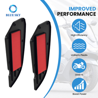High Flow Motorcycle Air Filter Replacement for KYMCO Downtown 300/300i/350/350i Engine Air Intake Filter