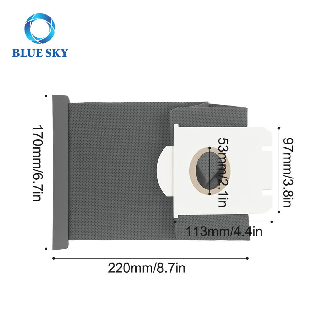Size of Vacuum Cleaner Dust Bag for Philips HR8376 FC8206 8208
