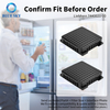 refrigerator air filter replacement compatible with liebherr 7440021-00, Fits 9096989 988246001 988246000 9882429