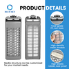 Washing machine lint filter box replacement compatible with Samsung DC62-00018A DC97-16513A OEM spare parts