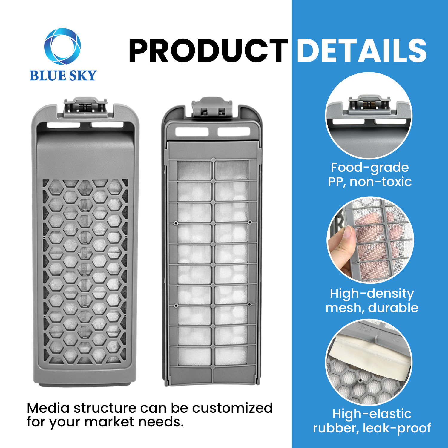 Washing machine lint filter box replacement compatible with Samsung DC62-00018A DC97-16513A OEM spare parts