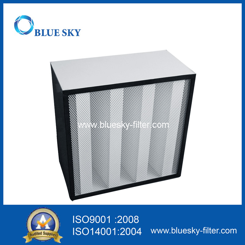 Compact Rigid Filter for The Air Conditioning with 4V-Bank