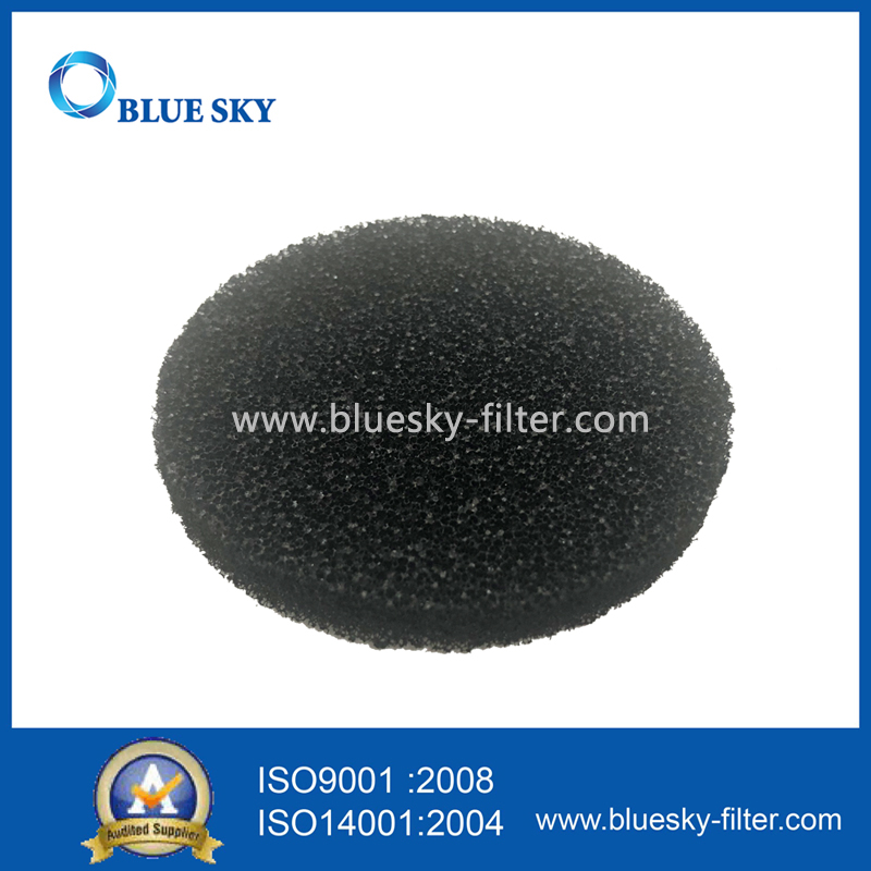 Customized Round Black Carbon Sponge HEPA Filters for Air Purifier and Vacuum Cleaner