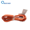 Orange 3m Extension Electric Power Cord & Cable for Vacuum Cleaners