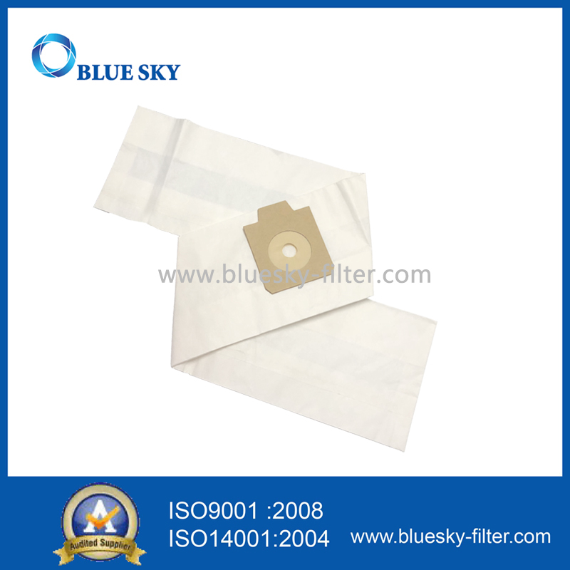 White Paper Dust Filter Bag for Euroclean Uz930 Nilfisk Gd930 Vacuum Cleaners Part # 140701504