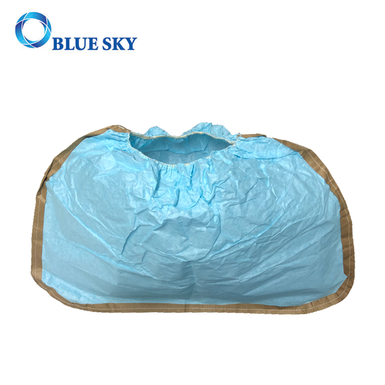 Blue Paper Dust Filter Bags for Household and Office Vacuum Cleaners
