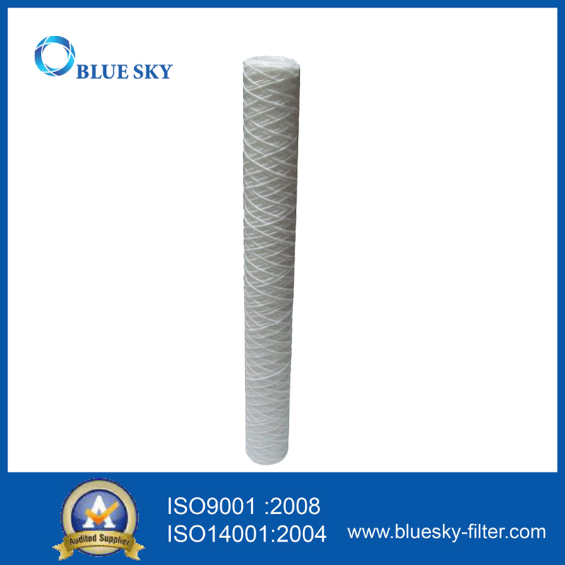 50 Micron PP Sediment String Wound Water Filter Cartridge for Long 20 Inch 