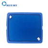 Blue Square Rubber Frame Foam Cotton Filter for Philips Vacuum Cleaner