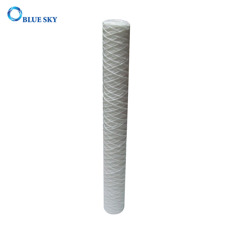 50 Micron PP Sediment String Wound Water Filter Cartridge for Long 20 Inch