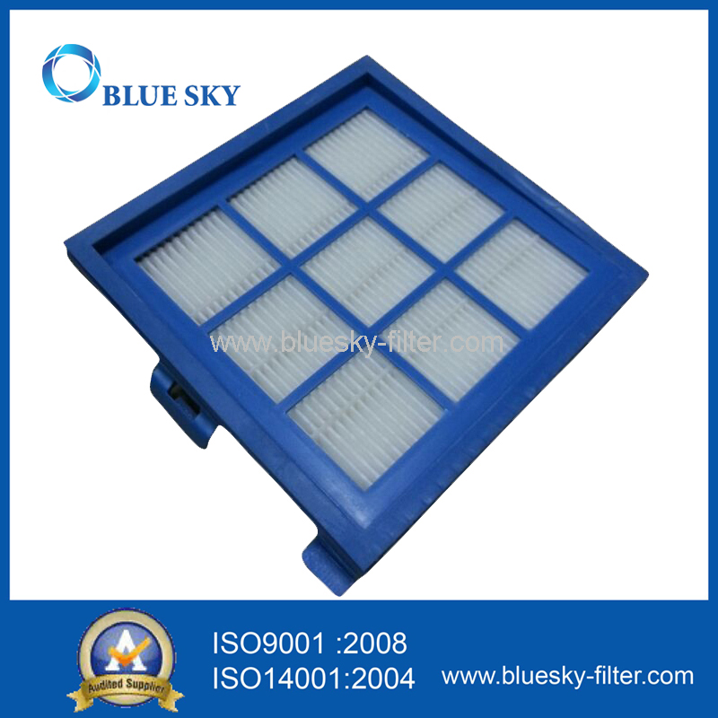 Blue Plastic Frame Vacuum Cleaner HEPA Filter for Electrolux