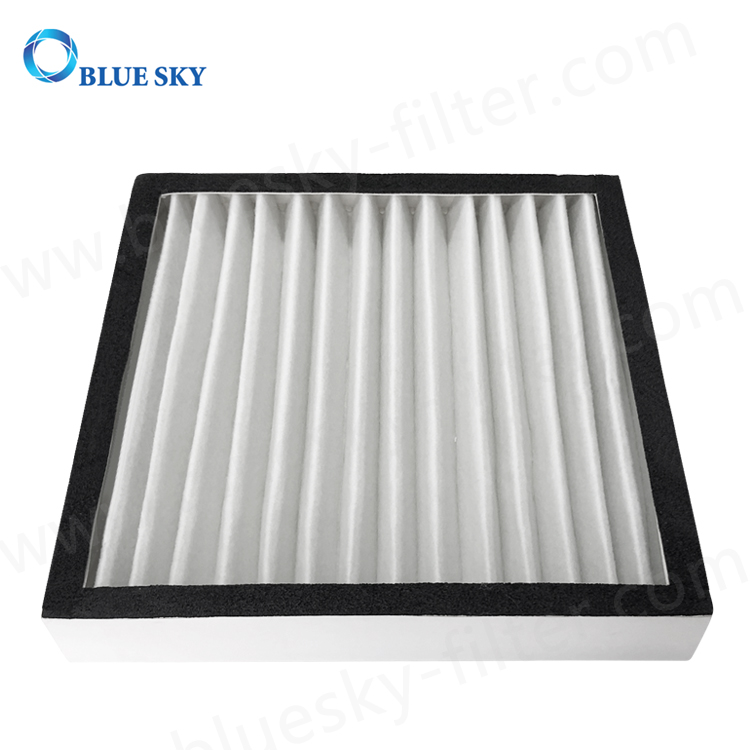 293X293X50mm White Paper Frame Cotton Air Purifier Filters