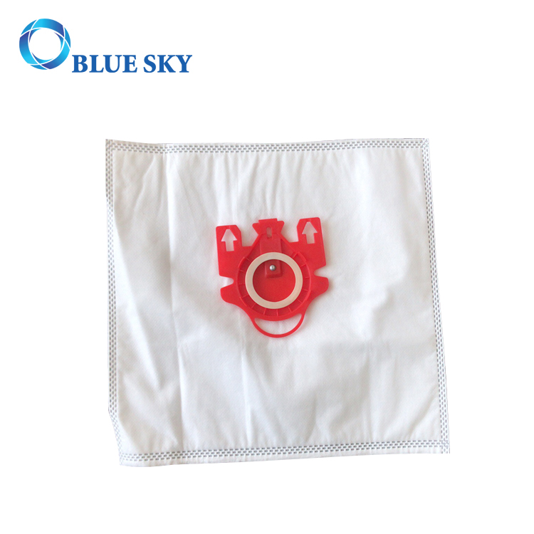 Red Collar Nonwoven Filter Bags for Miele FJM Vacuum Cleaners