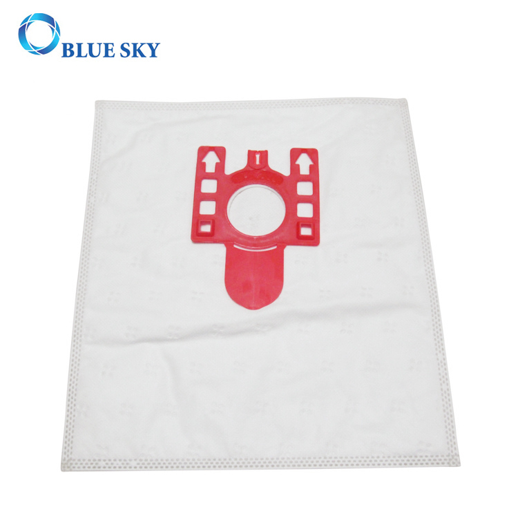 Red Collar Nonwoven Media Dust Filter Bags for Miele FJM Vacuum Cleaners