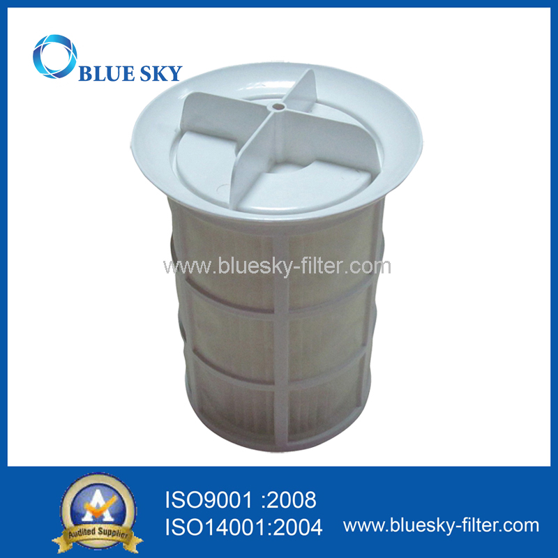 White Mesh Enclosure Vacuum Cleaner Filter with ABS Frame 