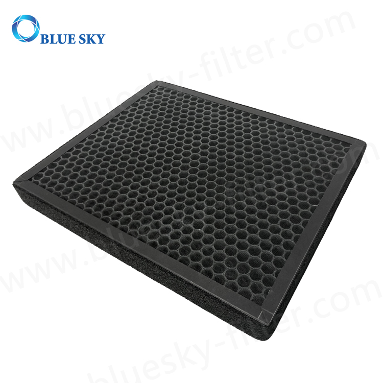 330X280X30mm Honeycomb Active Carbon 2-in-1 Air Purifier HEPA Filters