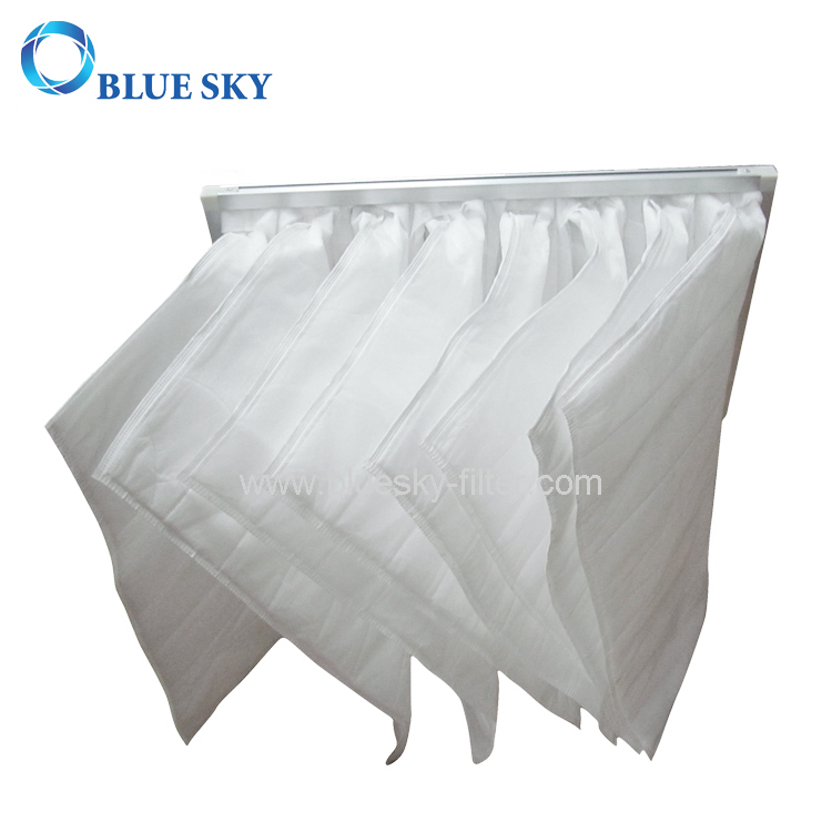  595*595*600mm G4 Efficiency Nonwoven Pocket Filter Bags for HVAC System